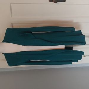 Allie & Rob forest green open front lightweight cardigan